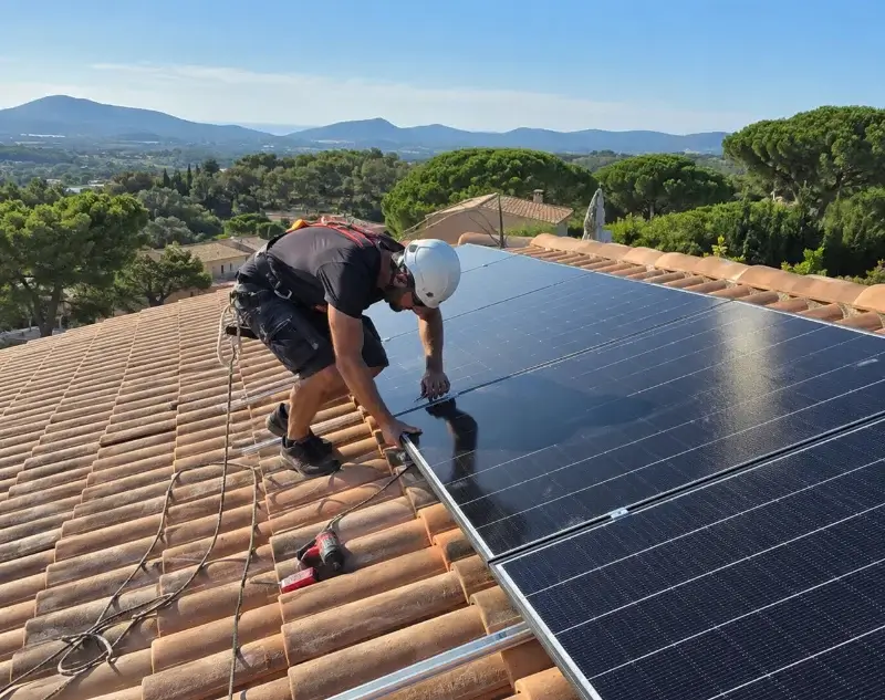Installateur panneaux solaires Échiré — pose photovoltaïque sur toiture