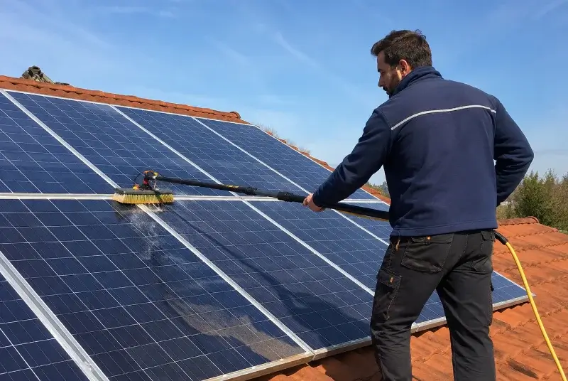 Nettoyage et entretien de panneaux solaires à Échiré
